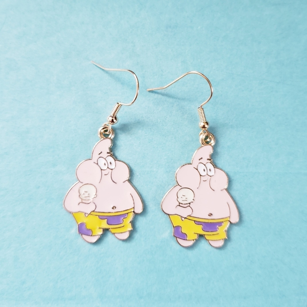🔮3/$15 Patrick Starr with Ice Cream Earrings